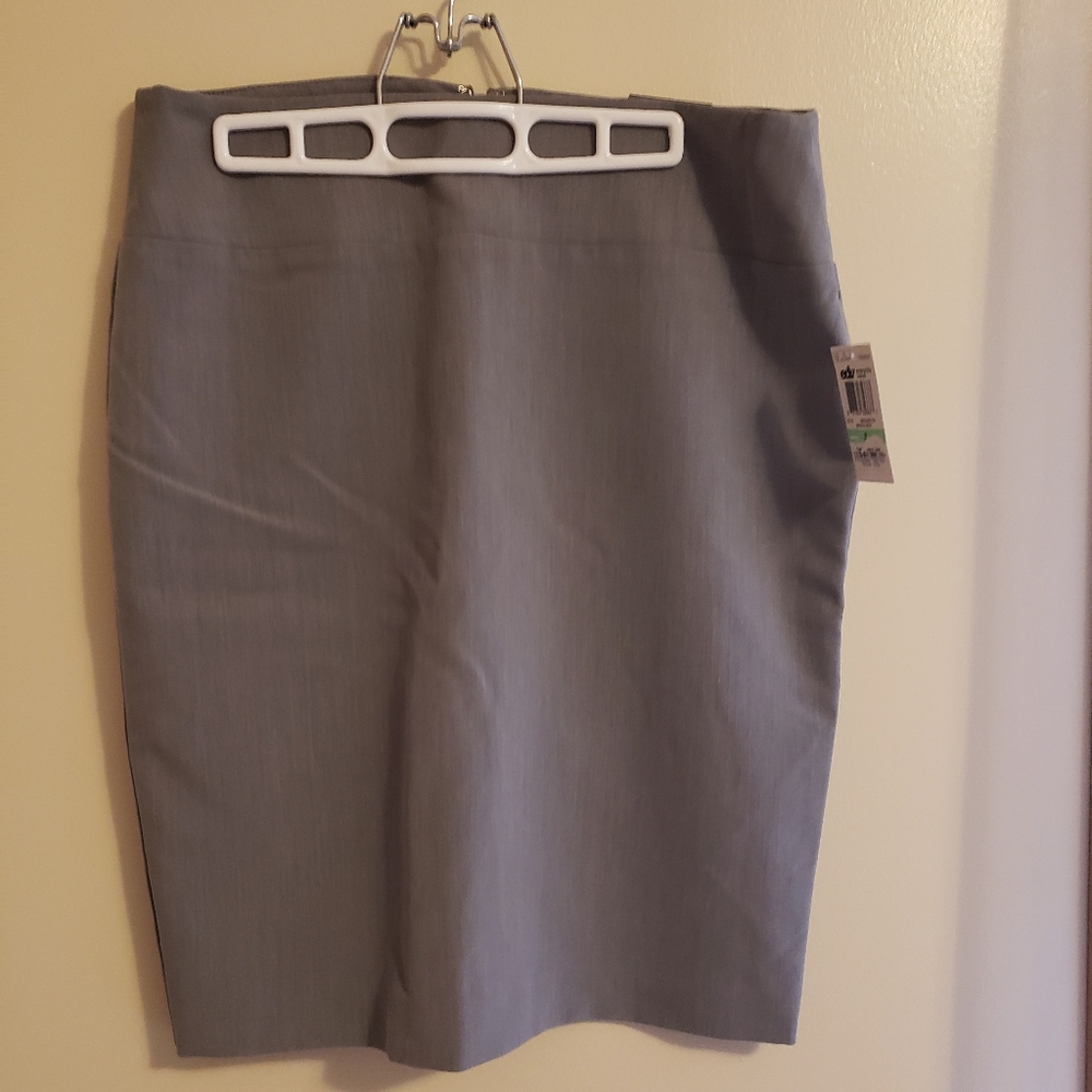 Gray pencil skiry
